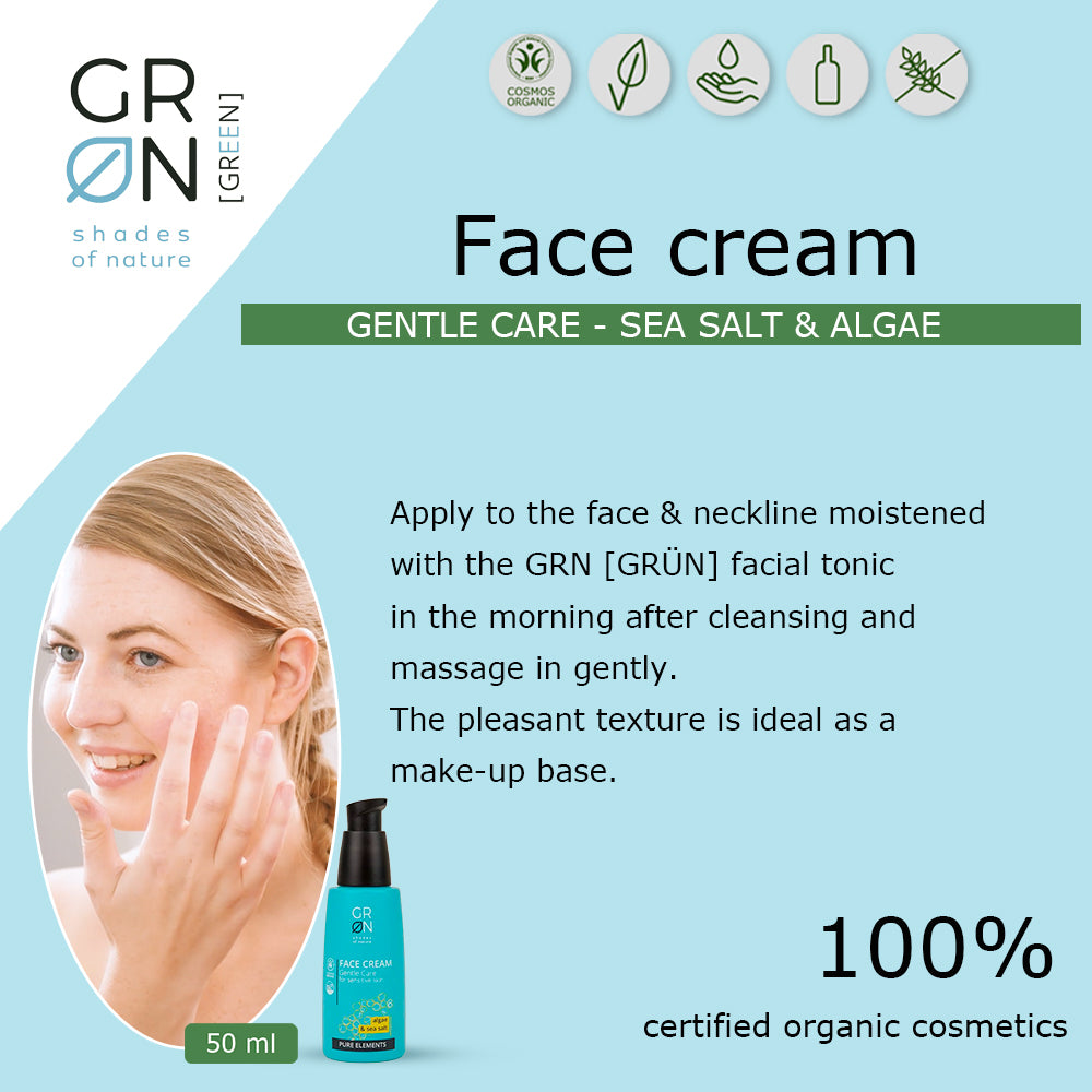 GRN Face Cream Gentle Care Algae & Sea Salt