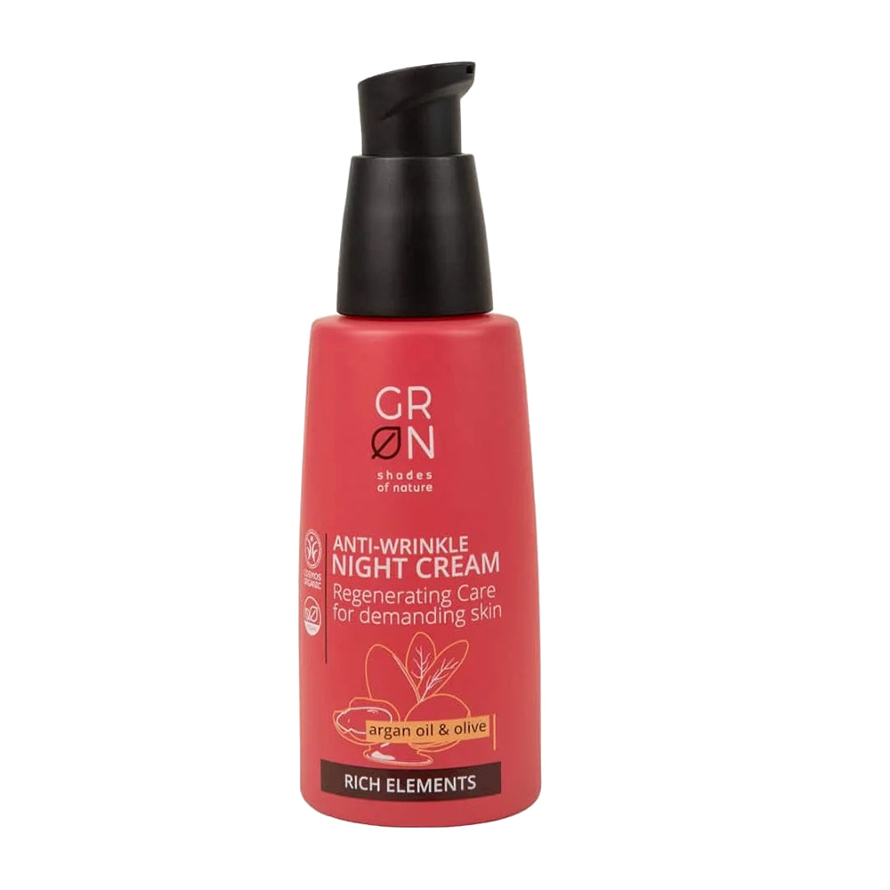 GRN Anti-Wrinkle Night Cream Regenerating Care Argan Oil & Olive