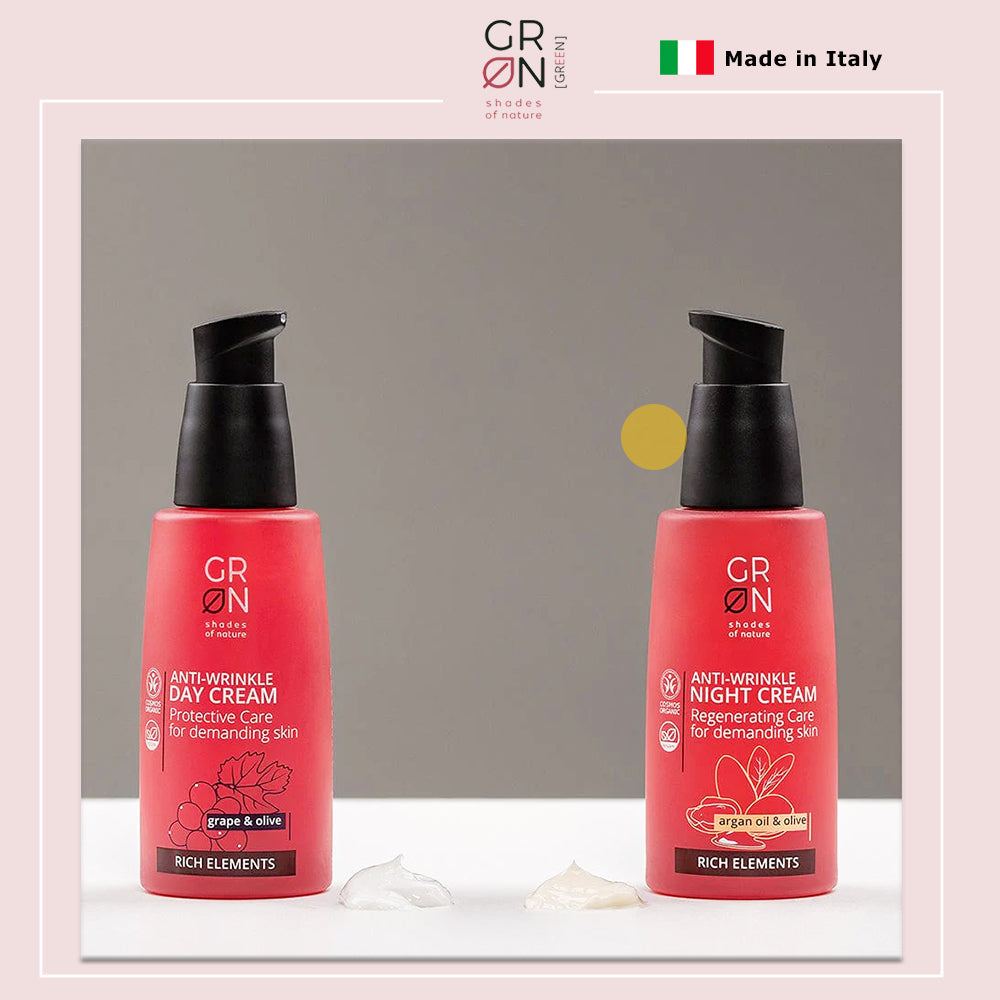 GRN Anti-Wrinkle Night Cream Regenerating Care Argan Oil & Olive