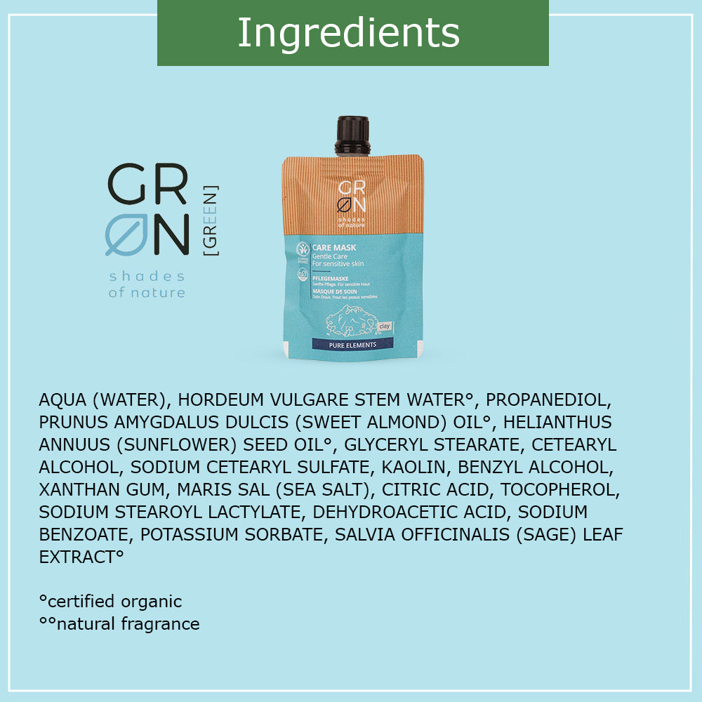 GRN Pure Elements Care Mask Clay