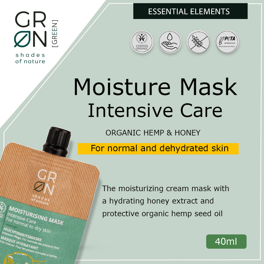 GRN Moisturising Mask Intensive Care Hemp & Honey