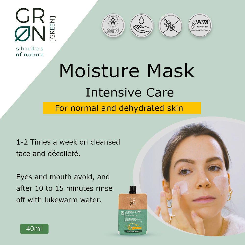 GRN Moisturising Mask Intensive Care Hemp & Honey