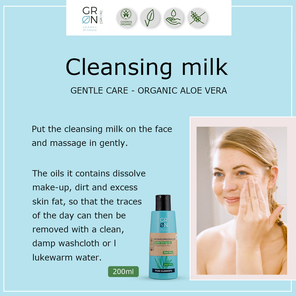 GRN Cleansing Milk Gentle Aloe Vera