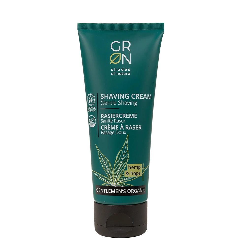 GRN Gentlemen's Organic Shaving Cream Hemp & Hops