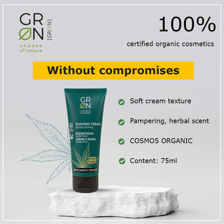 GRN Shaving Cream Gentle Shaving Hemp & Hops