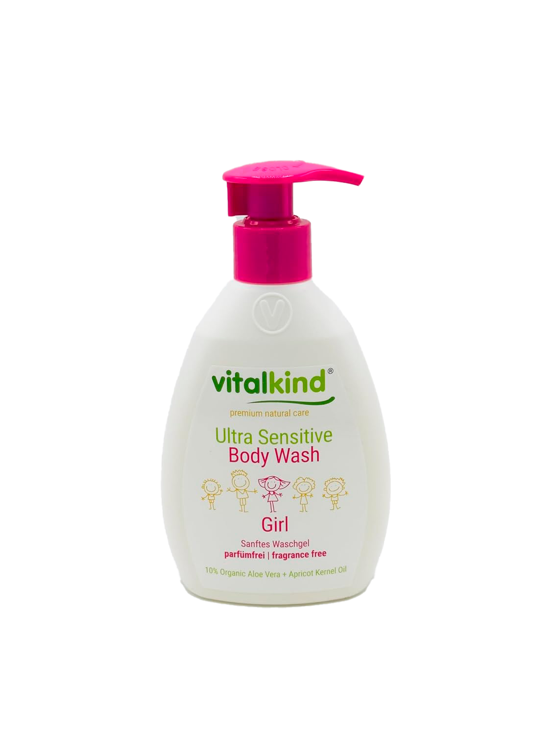 VITALKIND Girl Ultra Sensitive Body Wash, 200 ml