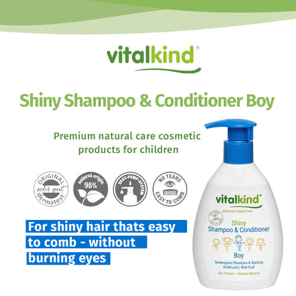 VITALKIND Boy Shampoo & Conditioner Shiny