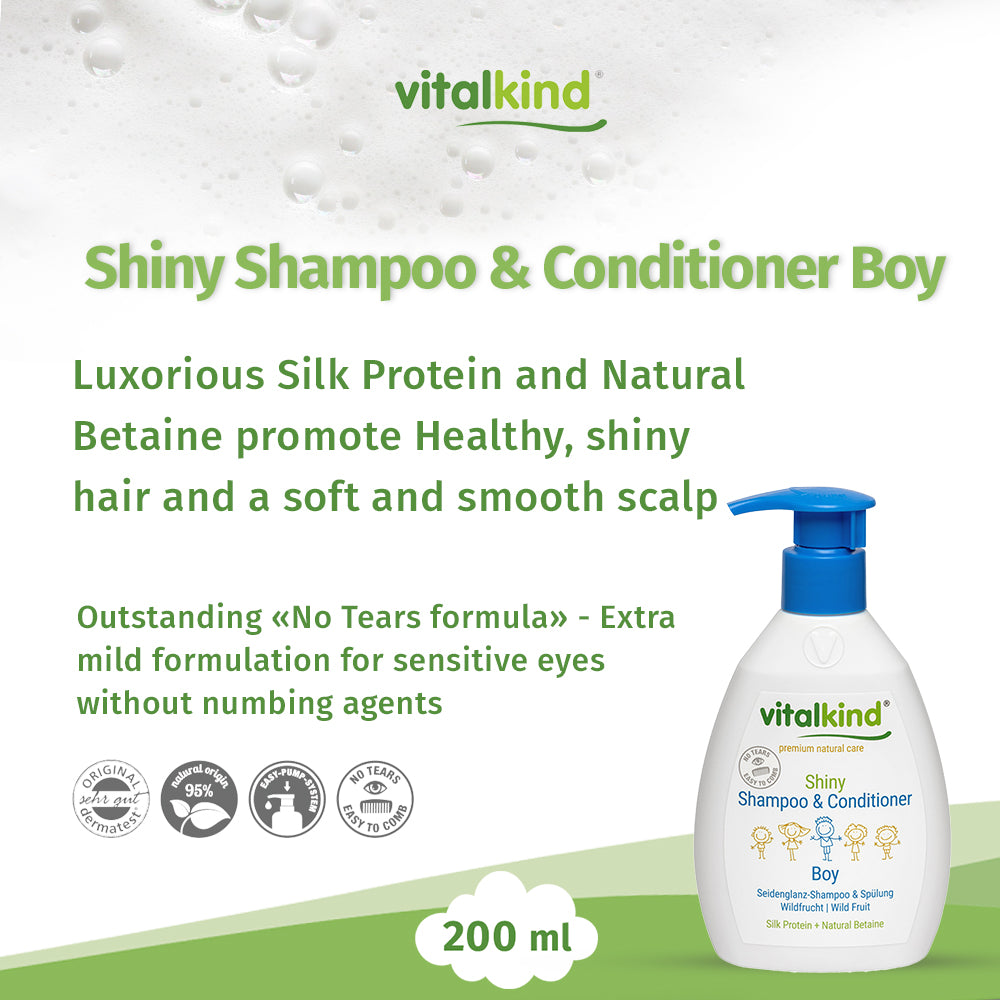 VITALKIND Boy Shampoo & Conditioner Shiny