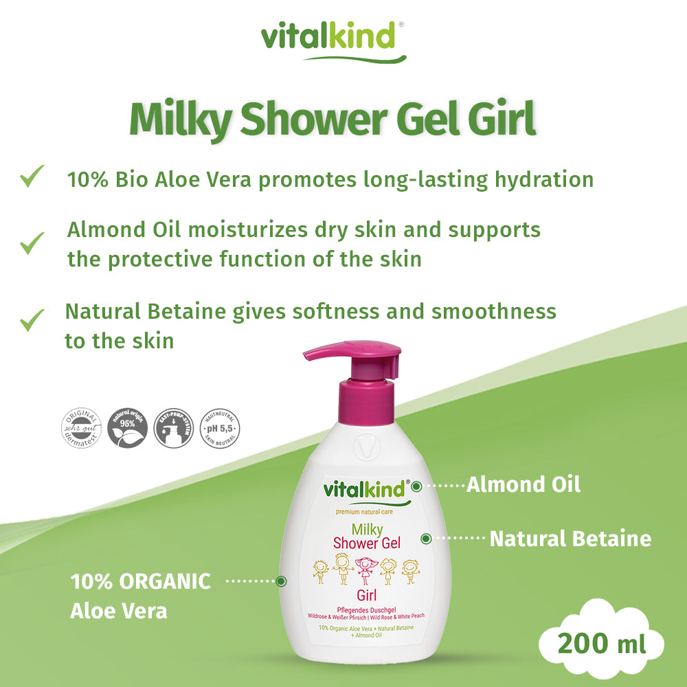 VITALKIND Girl Milky Shower Gel