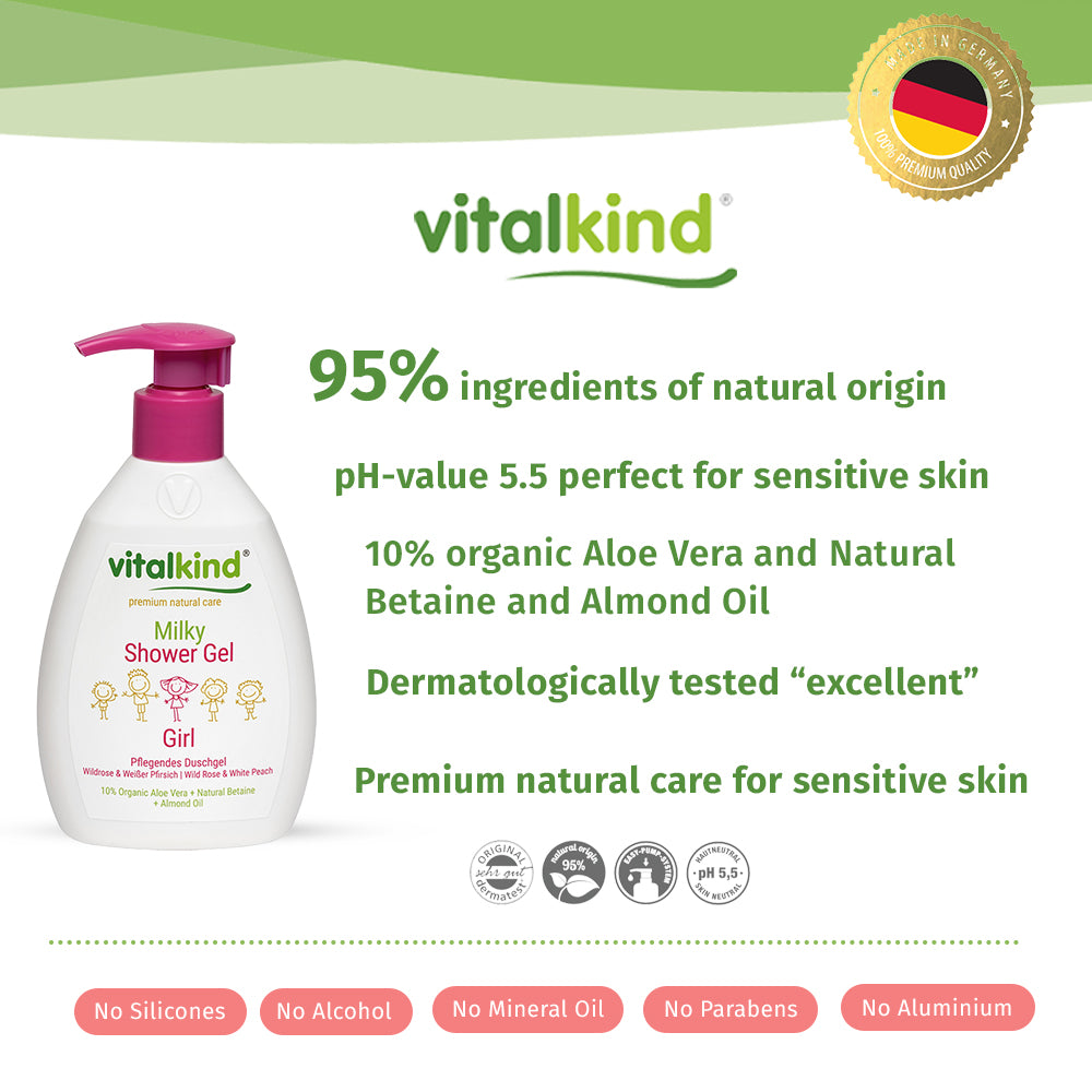 VITALKIND Girl Milky Shower Gel