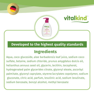 VITALKIND Girl Milky Shower Gel, 200 ml