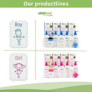 VITALKIND Girl Milky Shower Gel, 200 ml