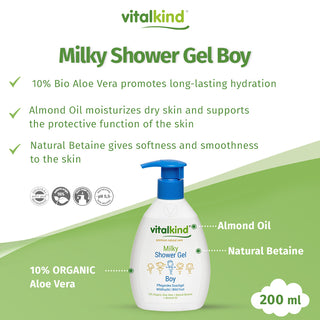 VITALKIND Boy Milky Shower Gel, 200 ml