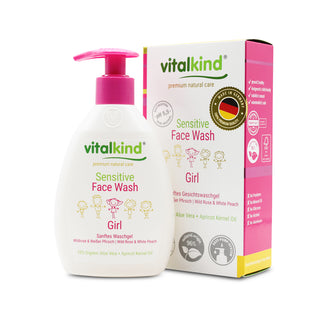 VITALKIND Girl Sensitive Face Wash, 200 ml