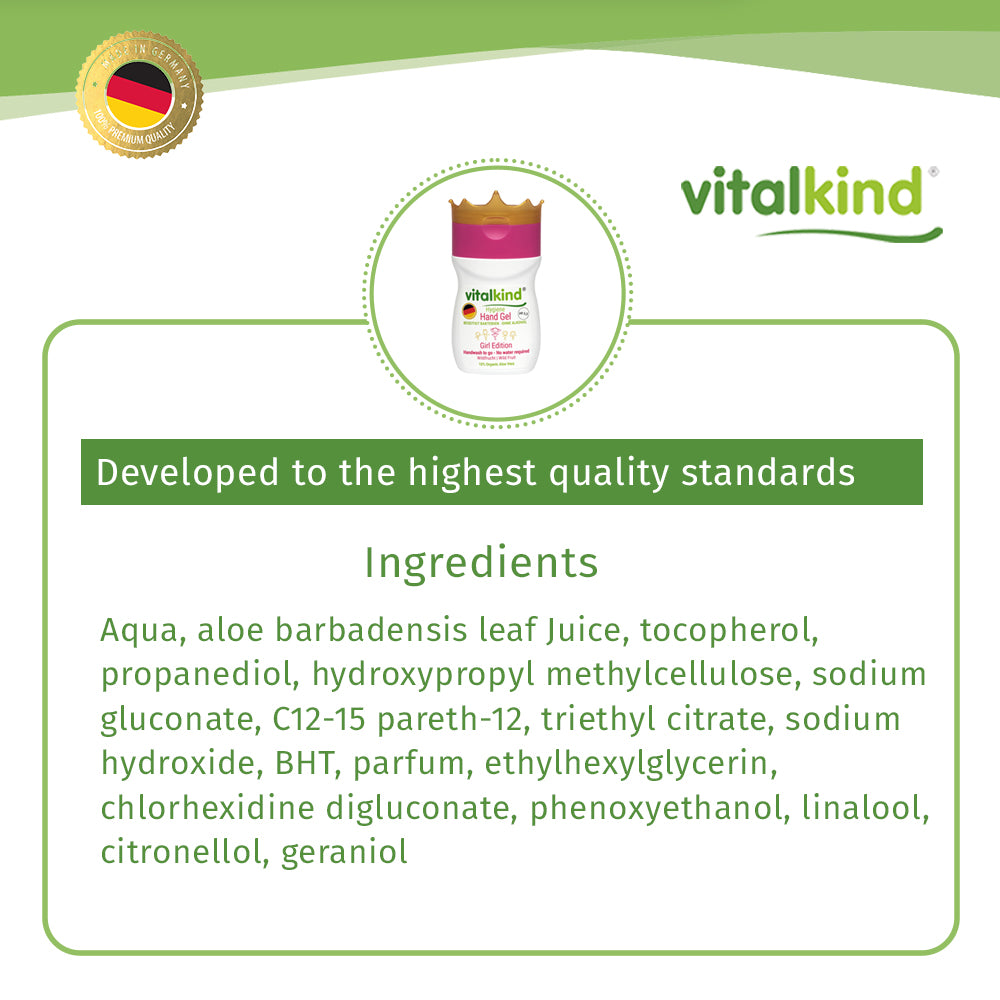 VITALKIND Girl Hygiene Hand Gel