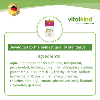 VITALKIND Girl Hygiene Hand Gel, 40 ml