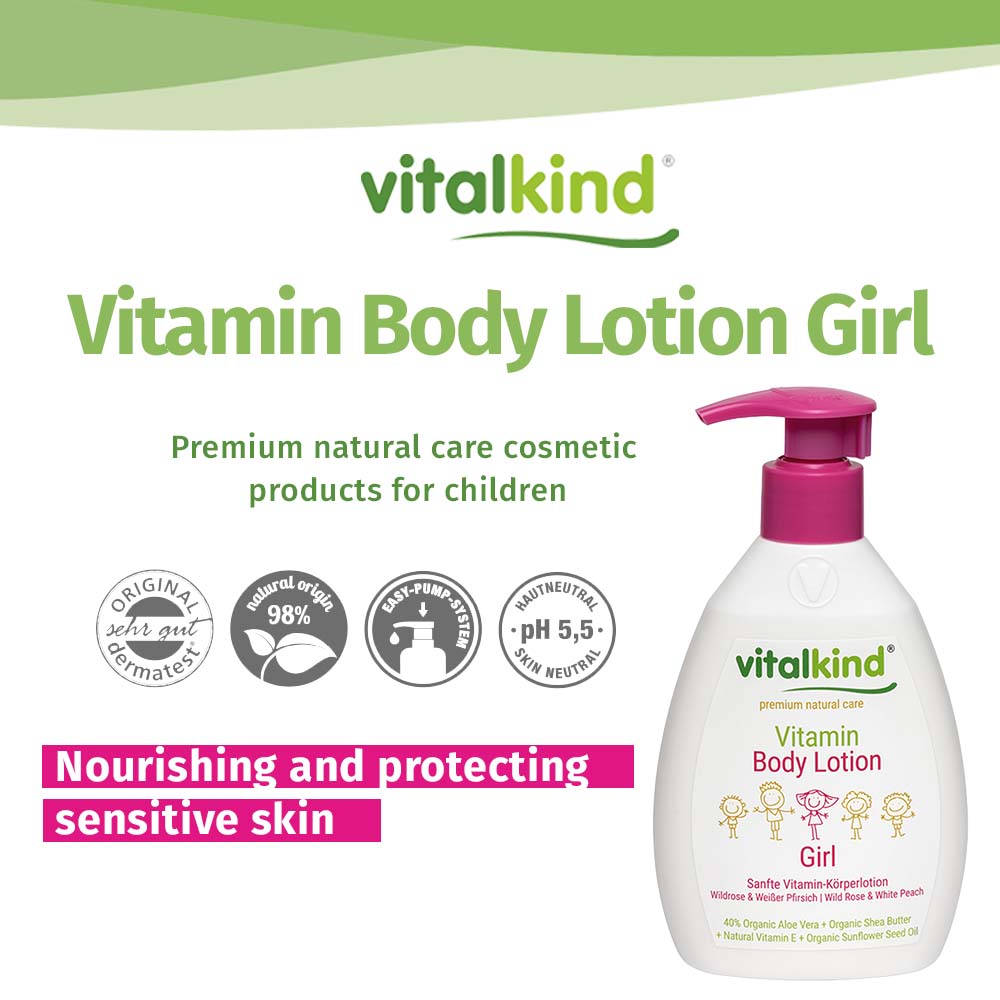 VITALKIND Girl Body Lotion Vitamin