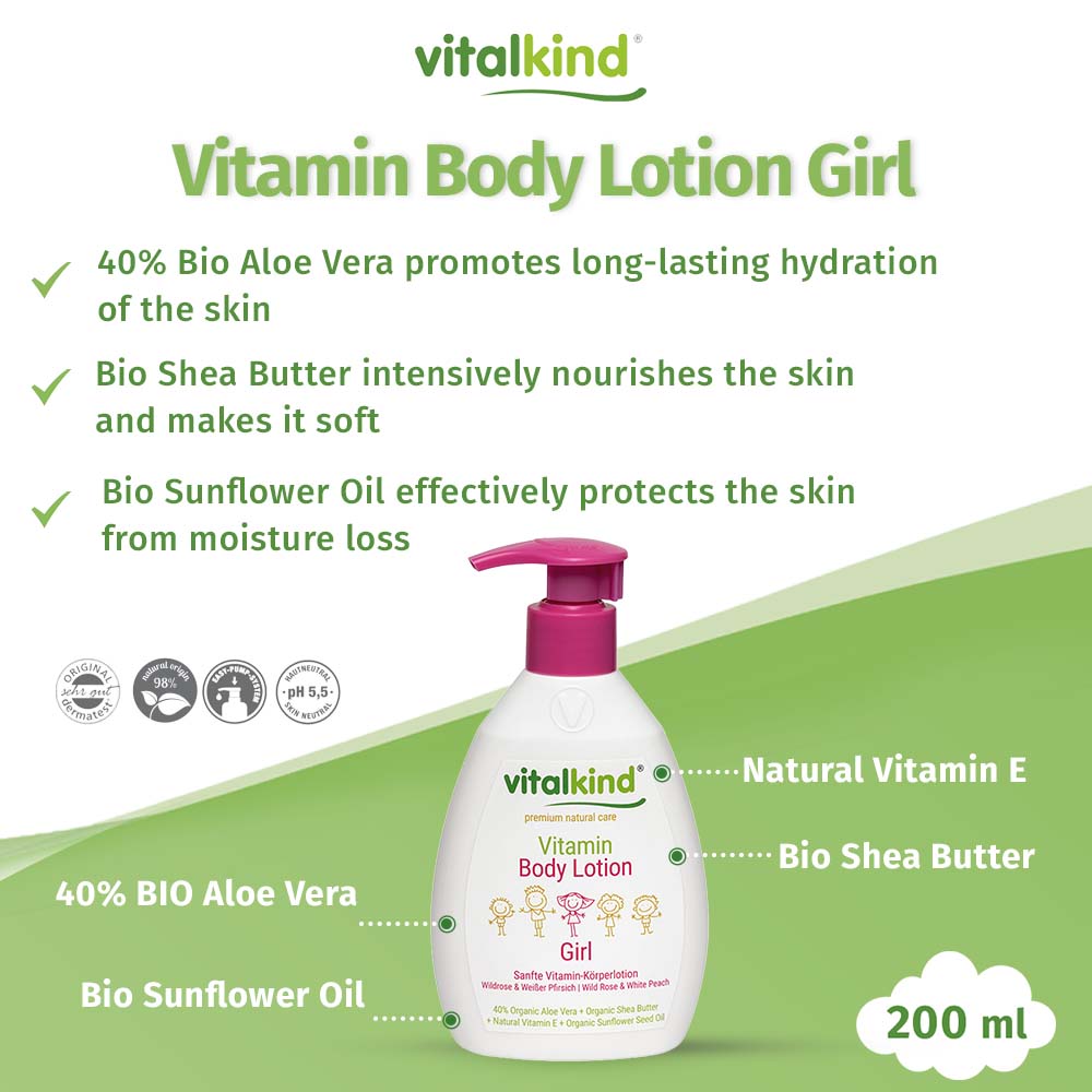 VITALKIND Girl Body Lotion Vitamin