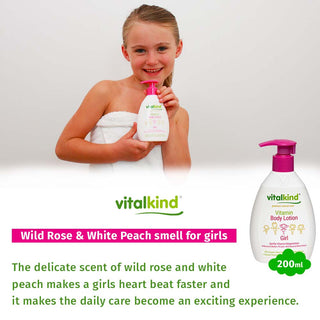 VITALKIND Girl Vitamin Body Lotion, 200 ml