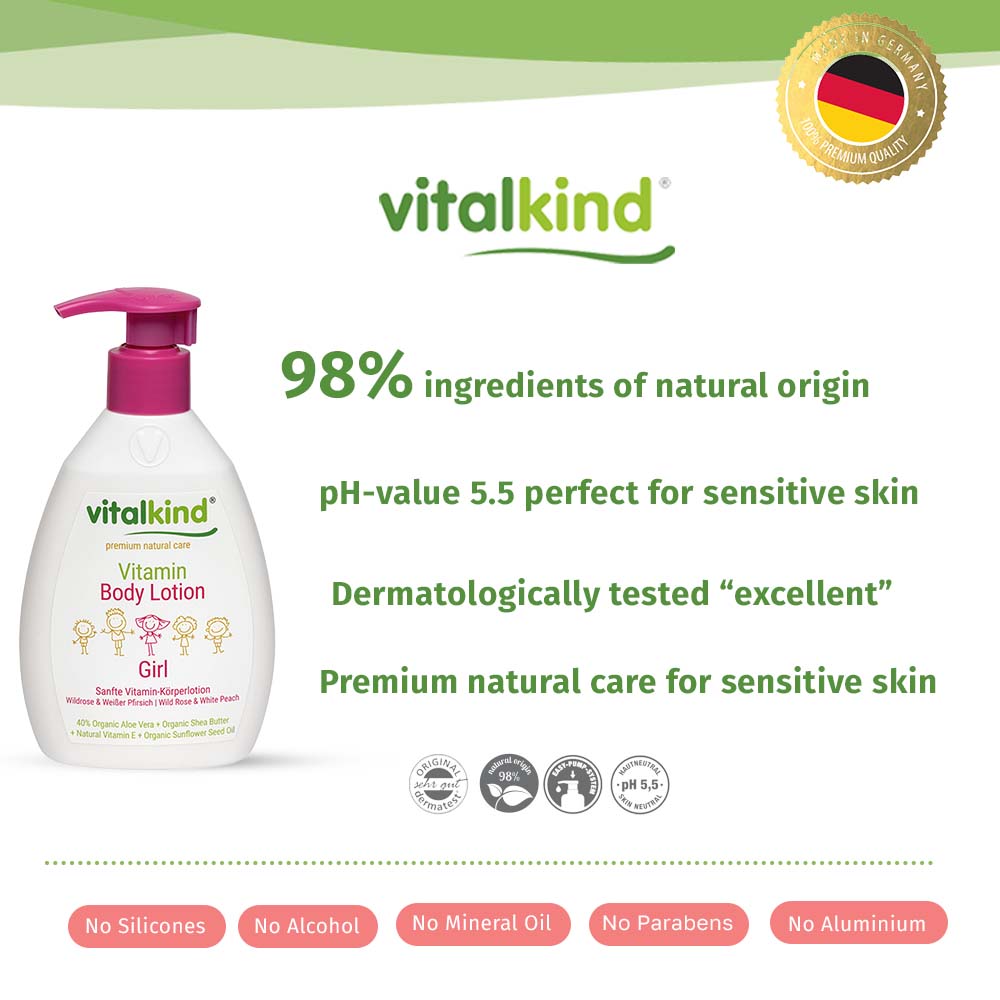 VITALKIND Girl Body Lotion Vitamin