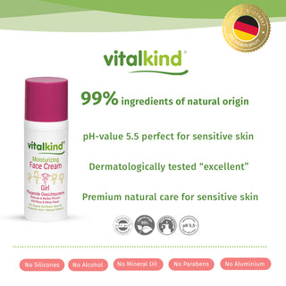 VITALKIND Girl Moisturizing Face Cream, 50 ml