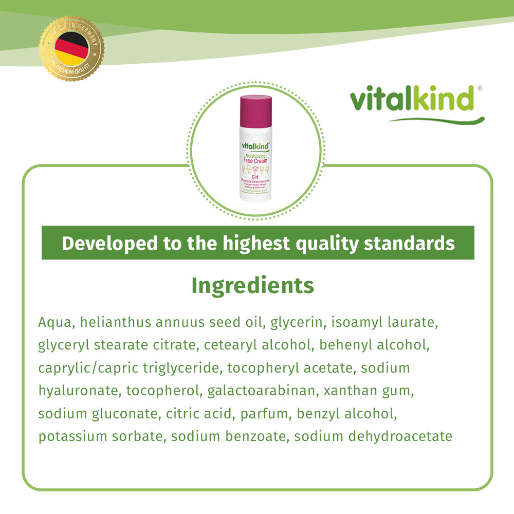 VITALKIND Girl Moisturizing Face Cream