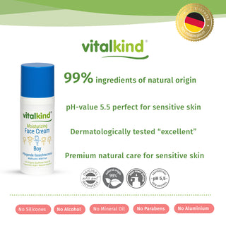 VITALKIND Boy Moisturizing Face Cream, 50 ml