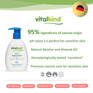 VITALKIND Boy Milky Bubble Bath, 200 ml