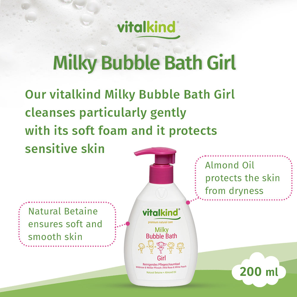 VITALKIND Girl Milky Bubble Bath