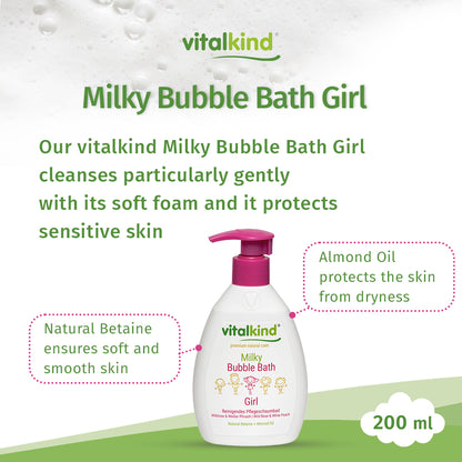 VITALKIND Girl Milky Bubble Bath