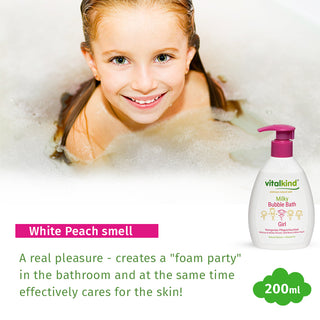 VITALKIND Girl Milky Bubble Bath, 200 ml