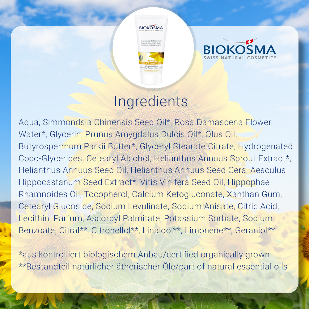 BIOKOSMA Regenerating night cream