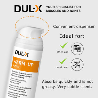 DUL-X Warm-Up Active Gel, 150 ml
