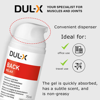 DUL-X Back Relax Gel-Crème, 75 ml