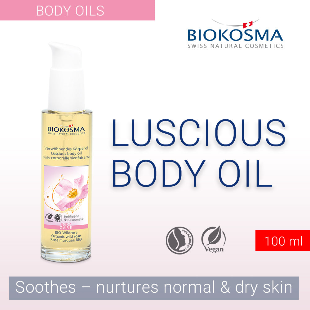 BIOKOSMA Body Oil Organic Wild Rose