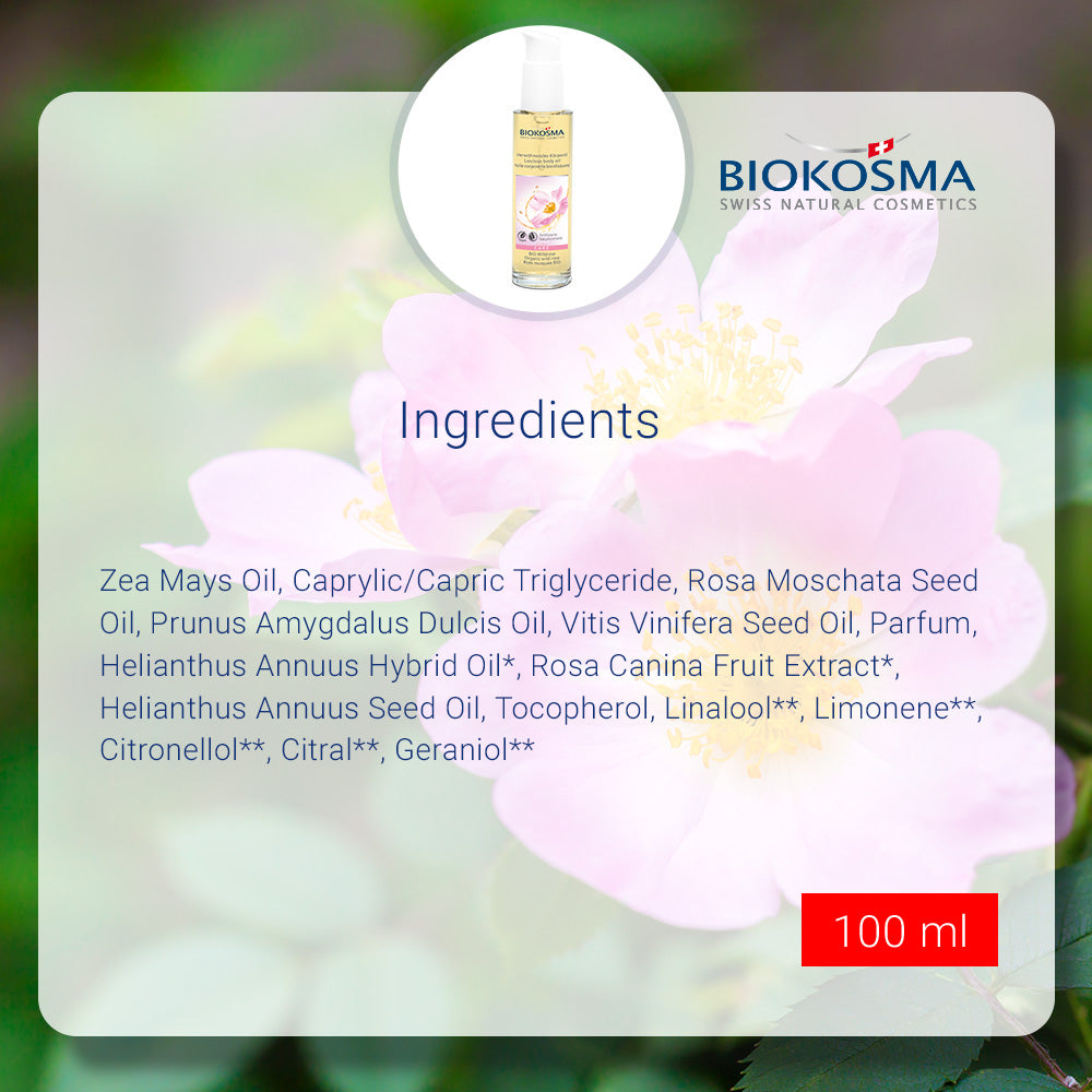 BIOKOSMA Body Oil Organic Wild Rose