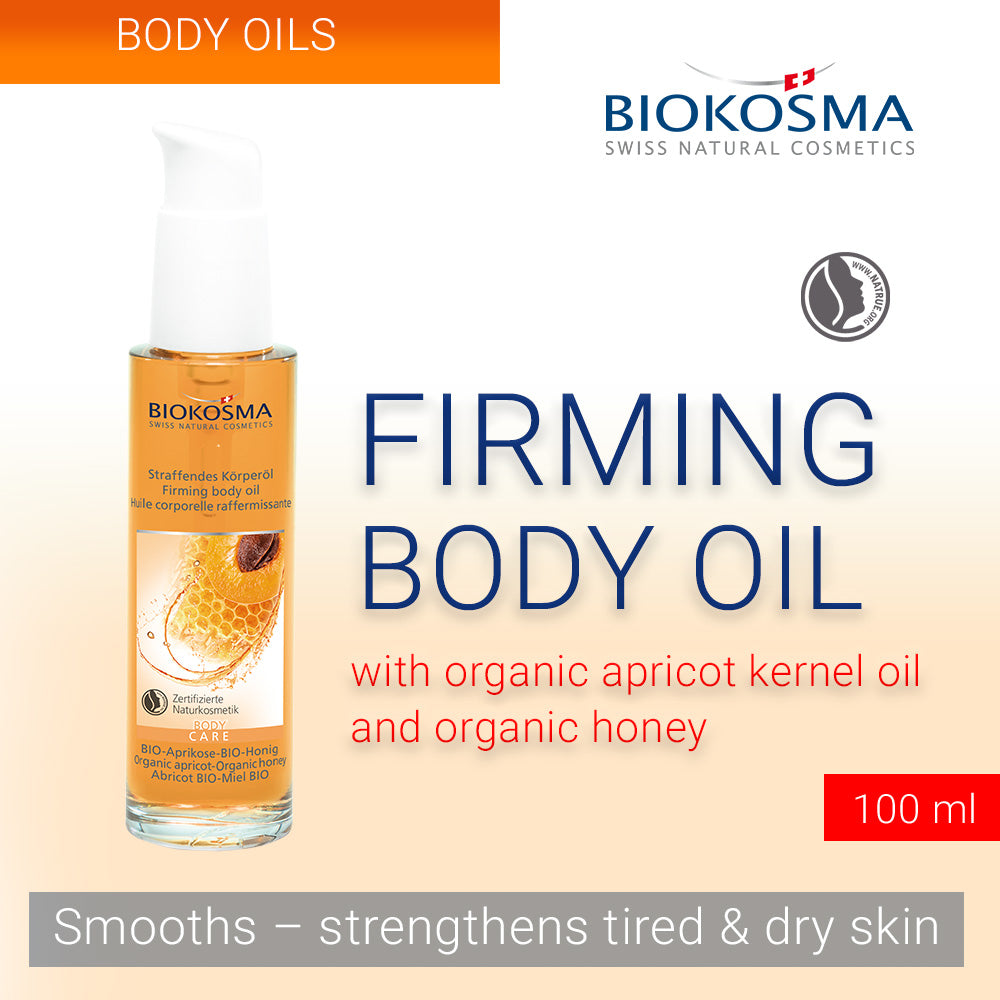 BIOKOSMA Body Oil Organic Apricot-Organic Honey