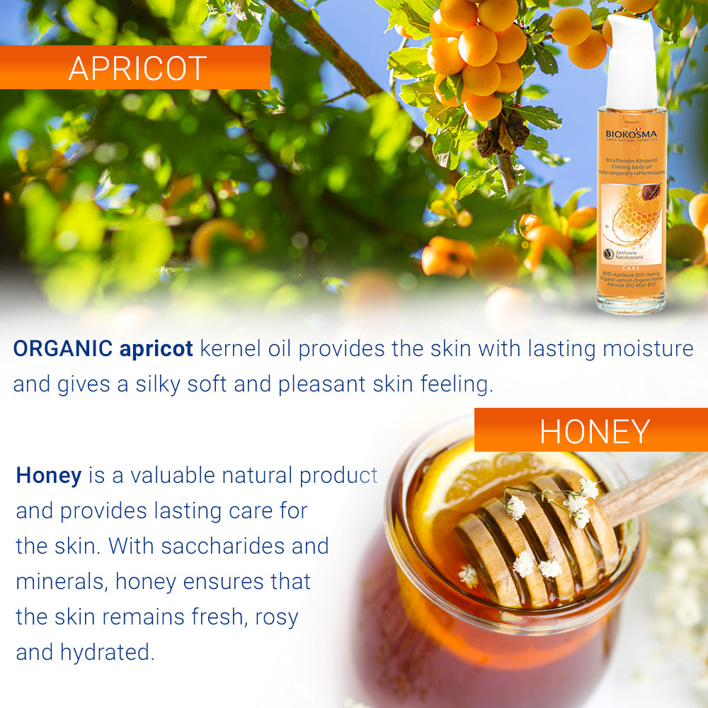 BIOKOSMA Body Oil Organic Apricot-Organic Honey