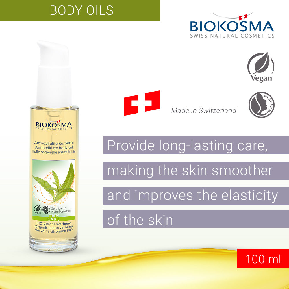 BIOKOSMA Body oil organic lemon verbena