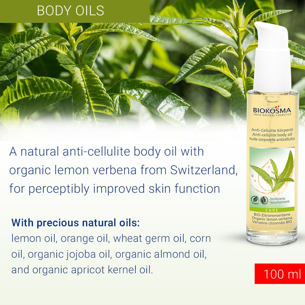 BIOKOSMA Body oil organic lemon verbena