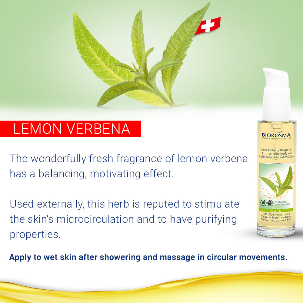 BIOKOSMA Body oil organic lemon verbena