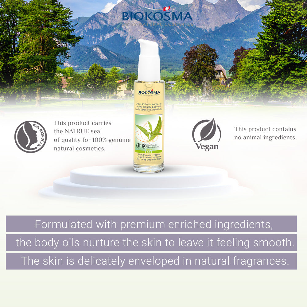 BIOKOSMA Body oil organic lemon verbena