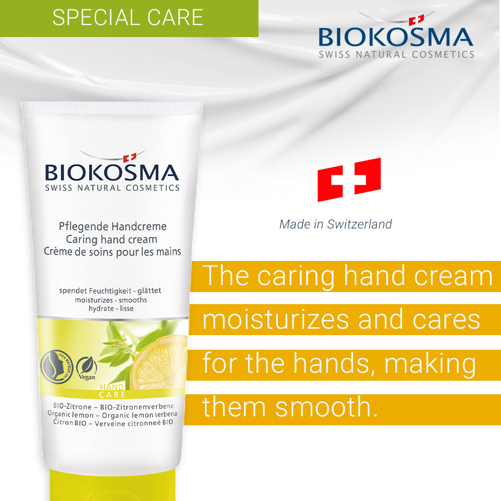 BIOKOSMA Caring Hand Cream Organic Lemon/Lemon Verbena