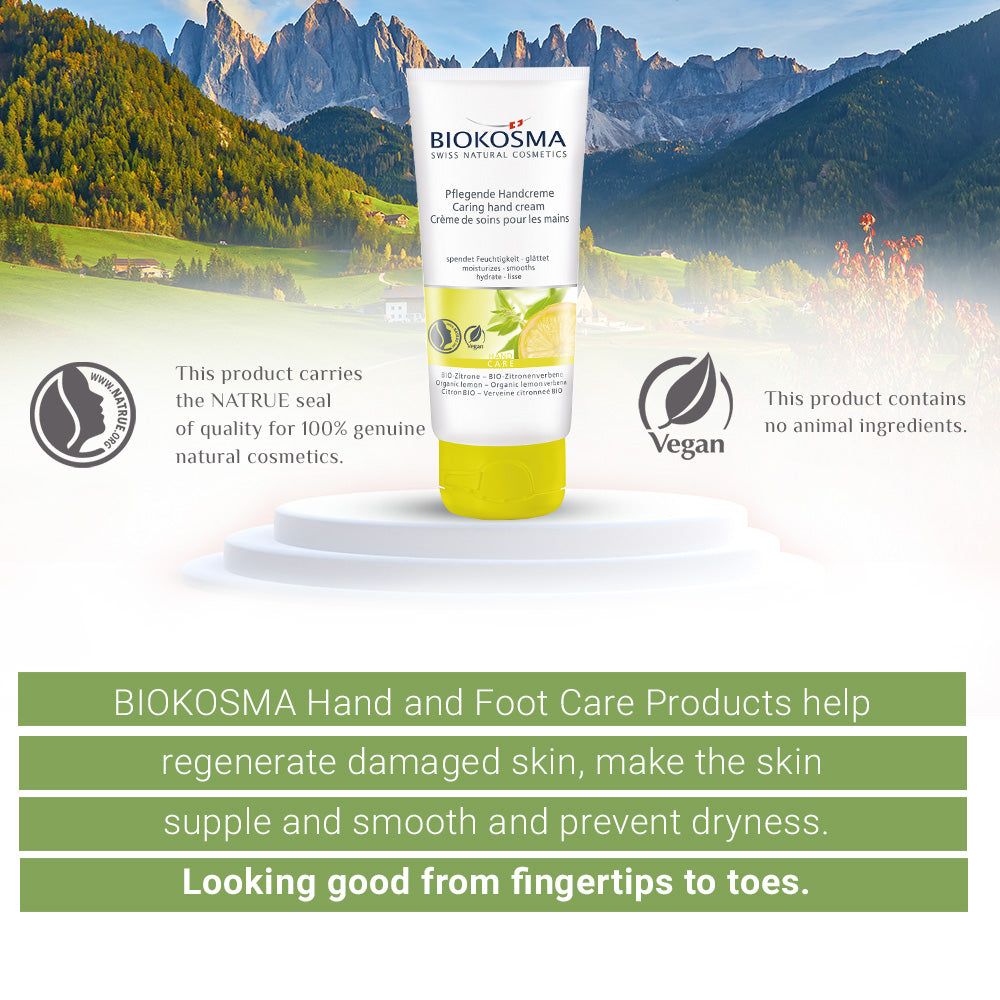 BIOKOSMA Caring Hand Cream Organic Lemon/Lemon Verbena