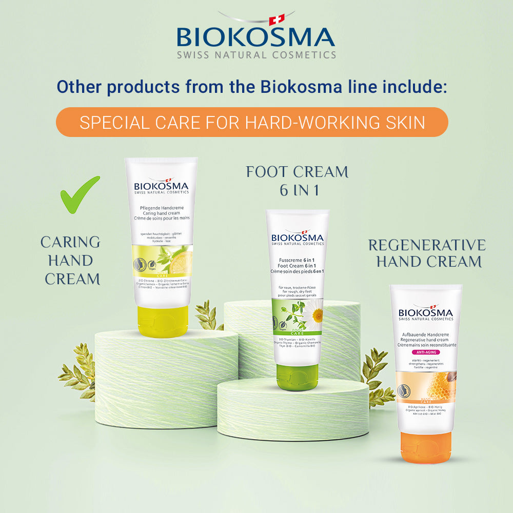 BIOKOSMA Caring Hand Cream Organic Lemon/Lemon Verbena