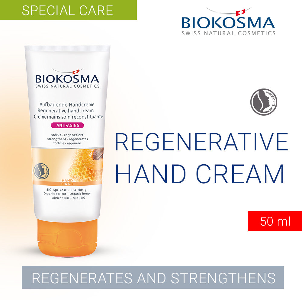 BIOKOSMA Regenerative hang cream organic apricot/honey