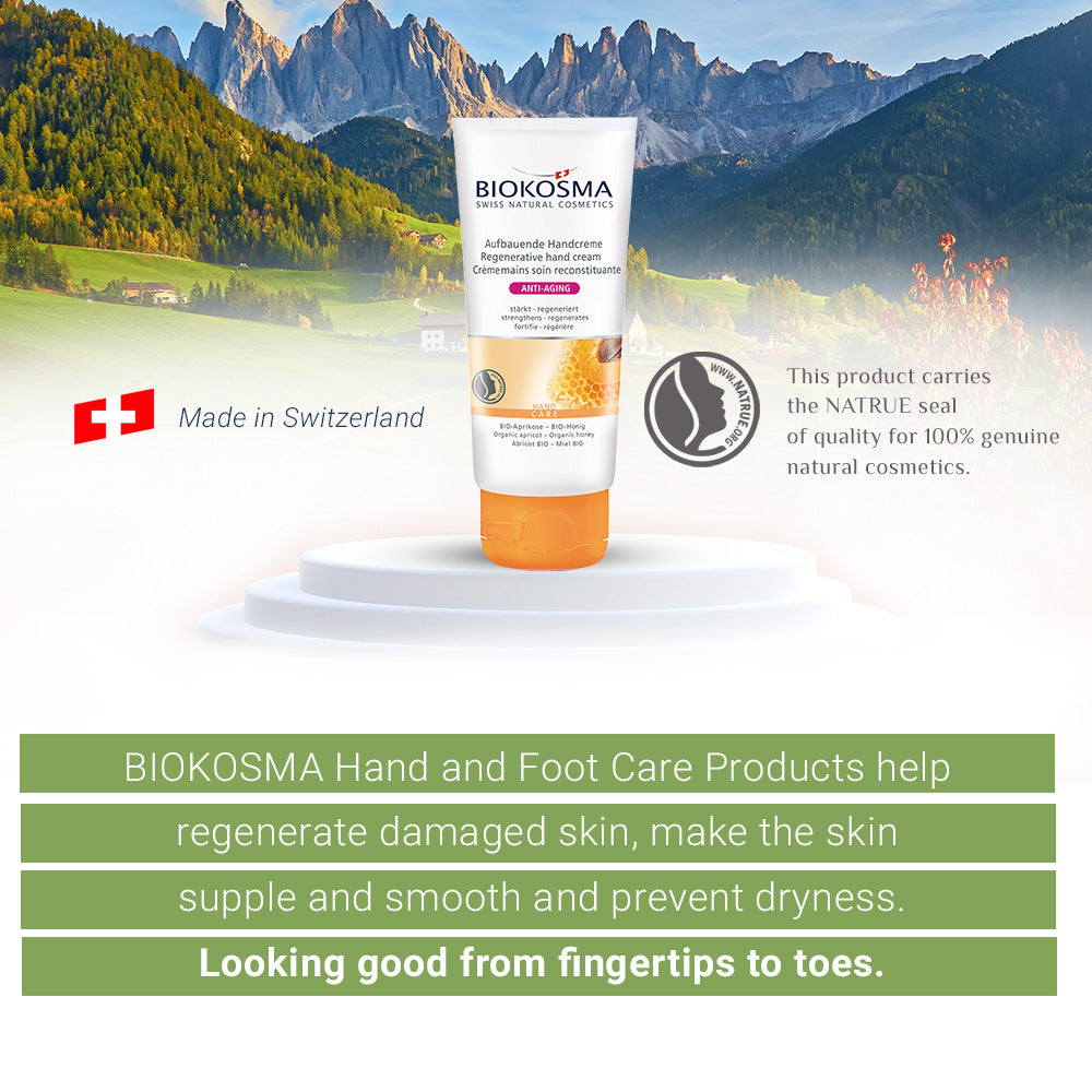 BIOKOSMA Regenerative hang cream organic apricot/honey