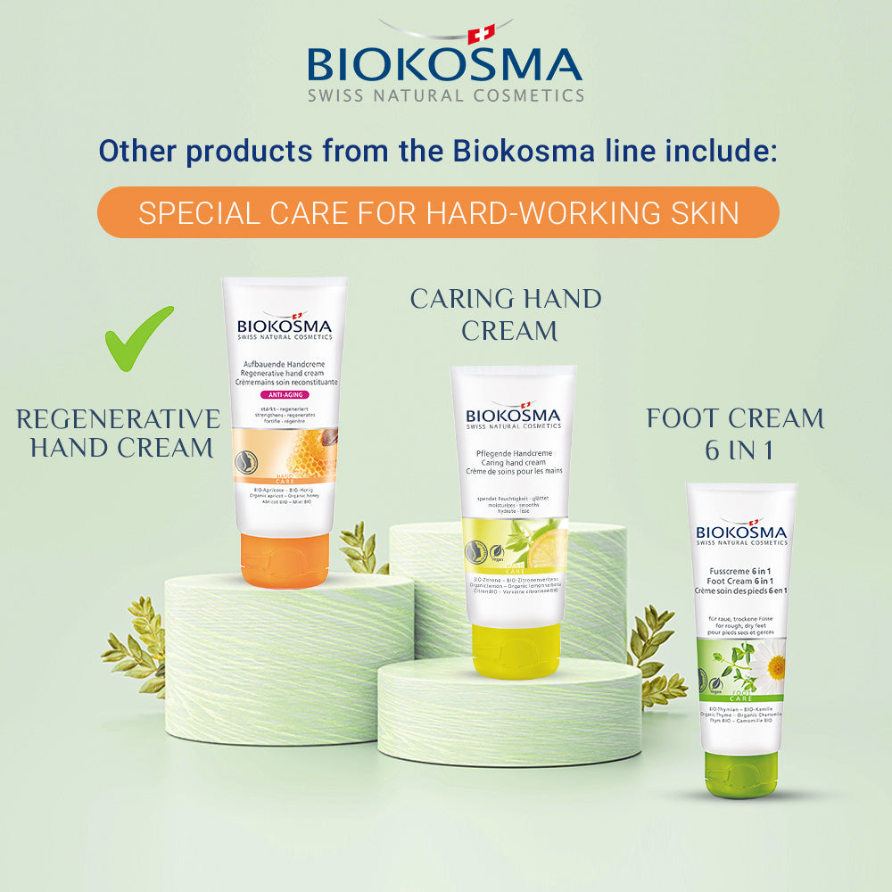 BIOKOSMA Regenerative hang cream organic apricot/honey