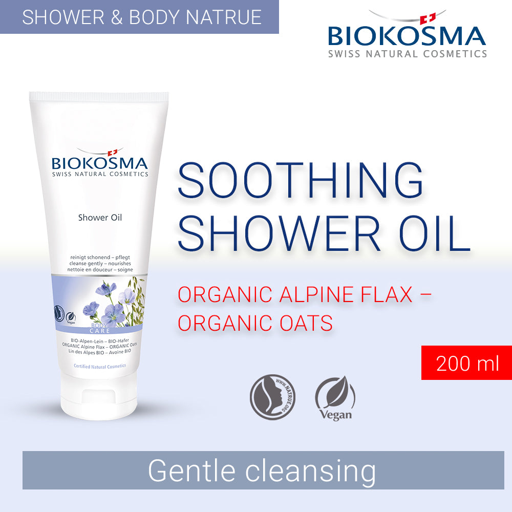 BIOKOSMA Shower Oil Alpine Flax