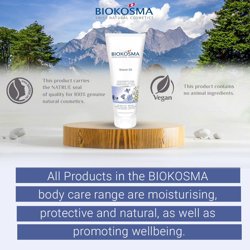 BIOKOSMA Shower Oil Alpine Flax